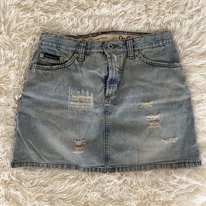 D&G jean mini skirt